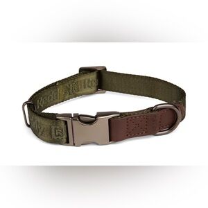 NWT Reddy Jaquard Dog Collar, Olive, Medium